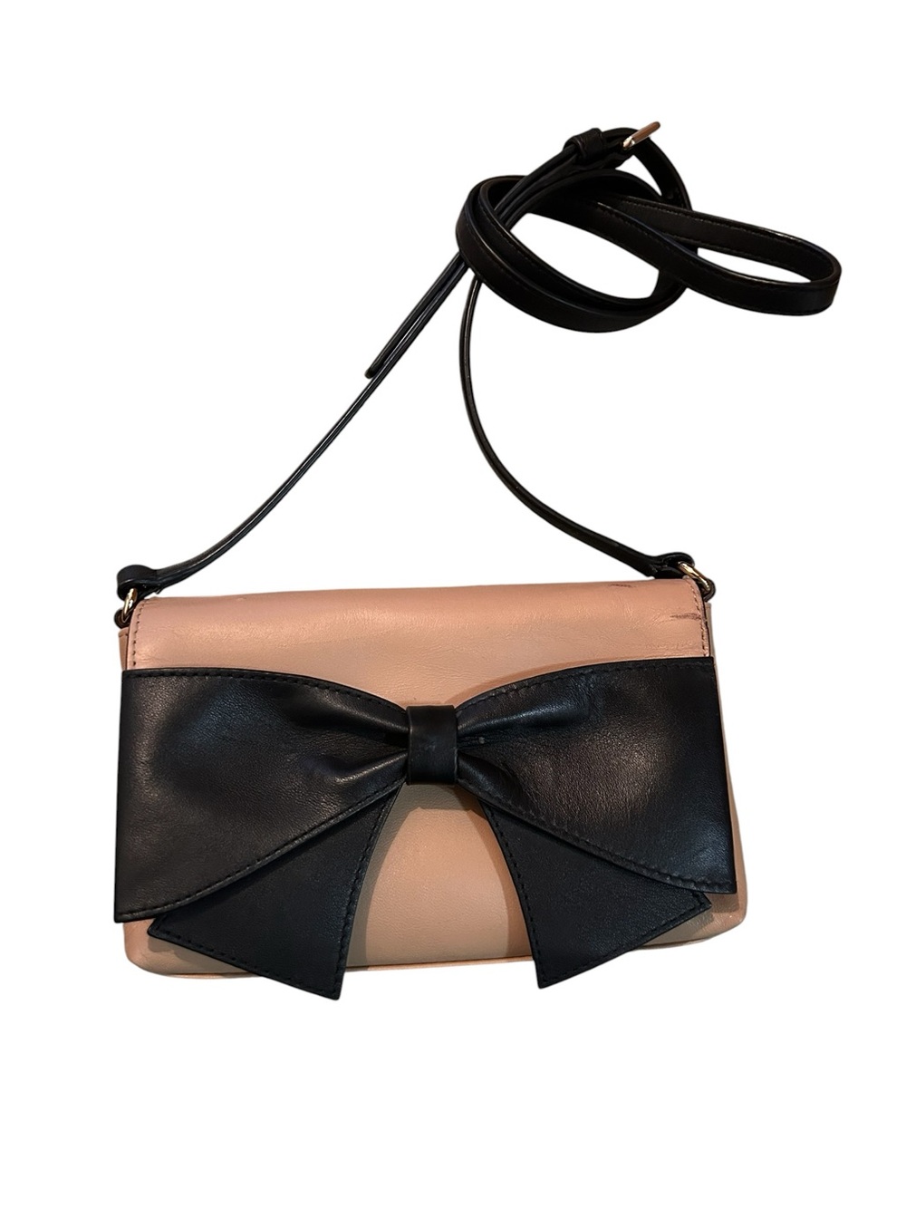 Kate Spade - Quiet Luxury - Retro - Small Crossbody Bag - Black & Nude - Picture 2 of 9
